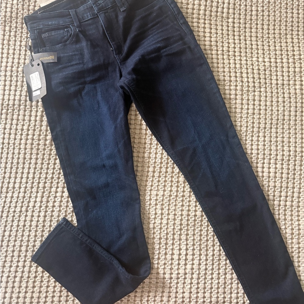 Rag & Bone Cate Mid Rise Skinny Jeans Dark Wash NWT Size 27 Designer Denim